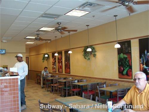 Subway - Sahara / Nellis Continued