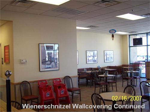 Wienerschnitzel Wallcovering Continued
