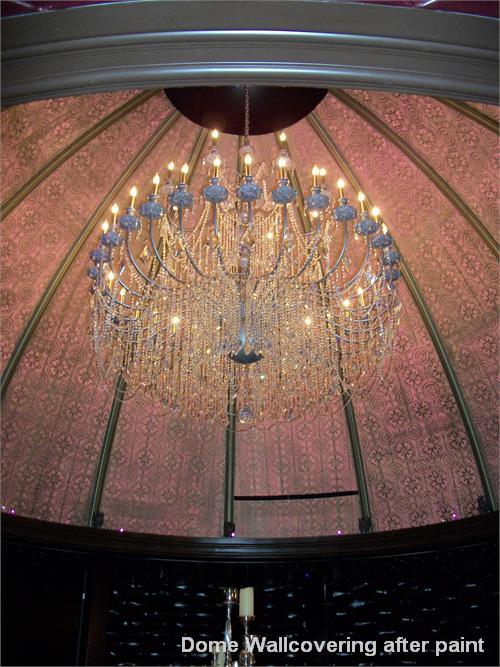 Dome Wallcovering after paint