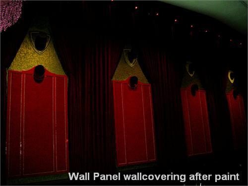 Wall Panel wallcovering after paint