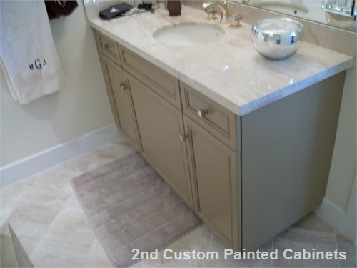 2nd Custom Painted Cabinets