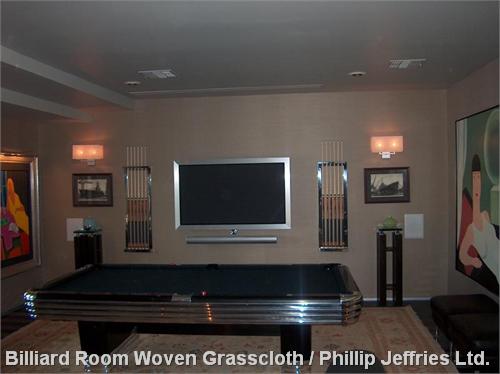 Billiard Room Woven Grasscloth / Phillip Jeffries Ltd.