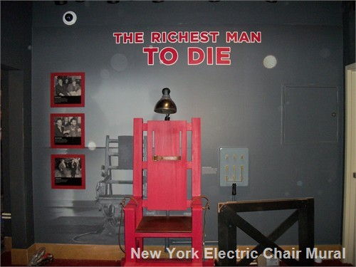 New York Electric Chair Mural