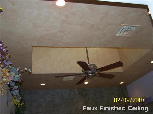 Faux Finished Ceiling