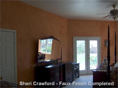 Sheri Crawford - Faux Finish Completed