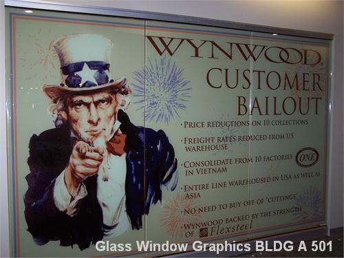 Glass Window Graphics BLDG A 501